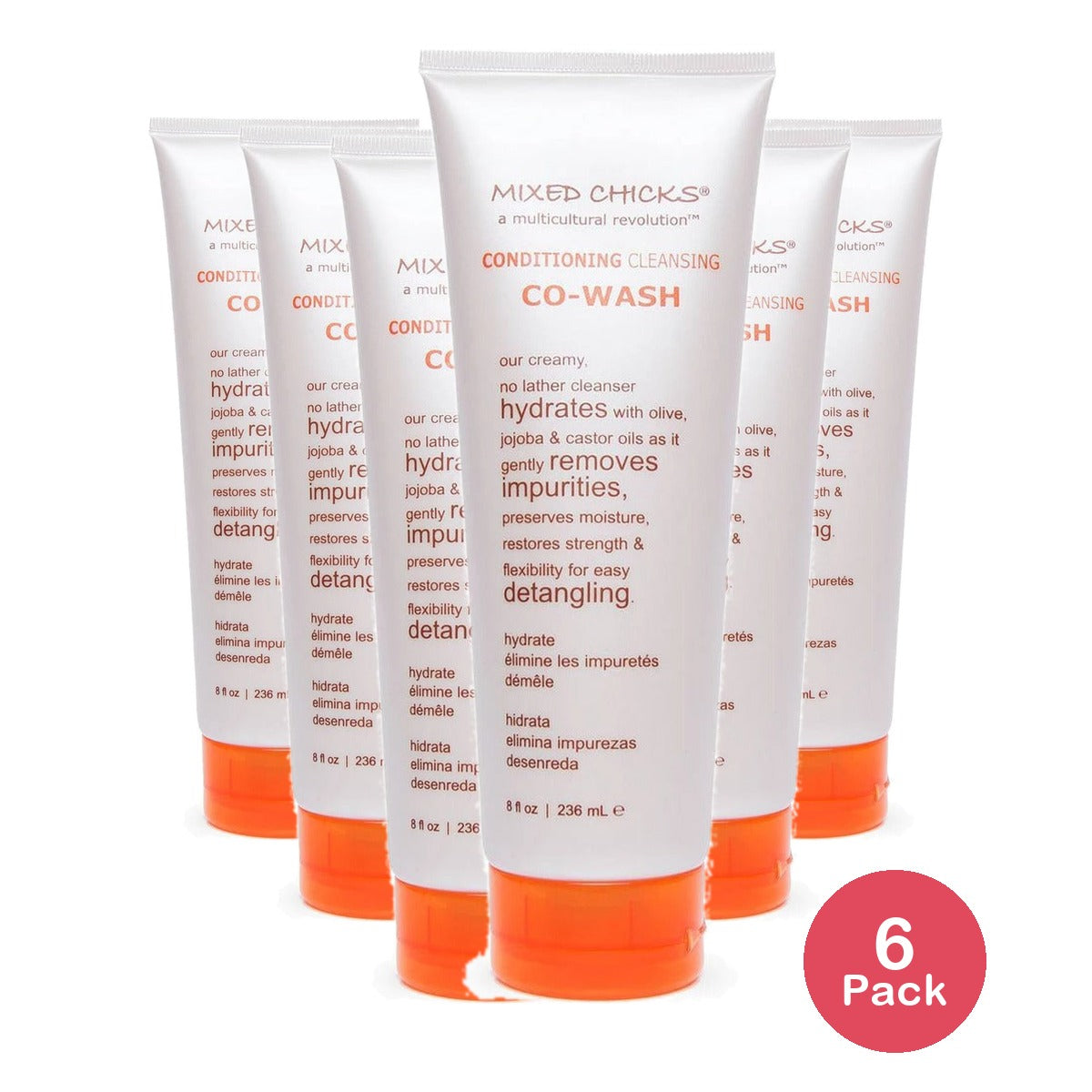 Mixed Chicks Conditioning Cleansing Co-Wash 8 Oz (Pack of 6)