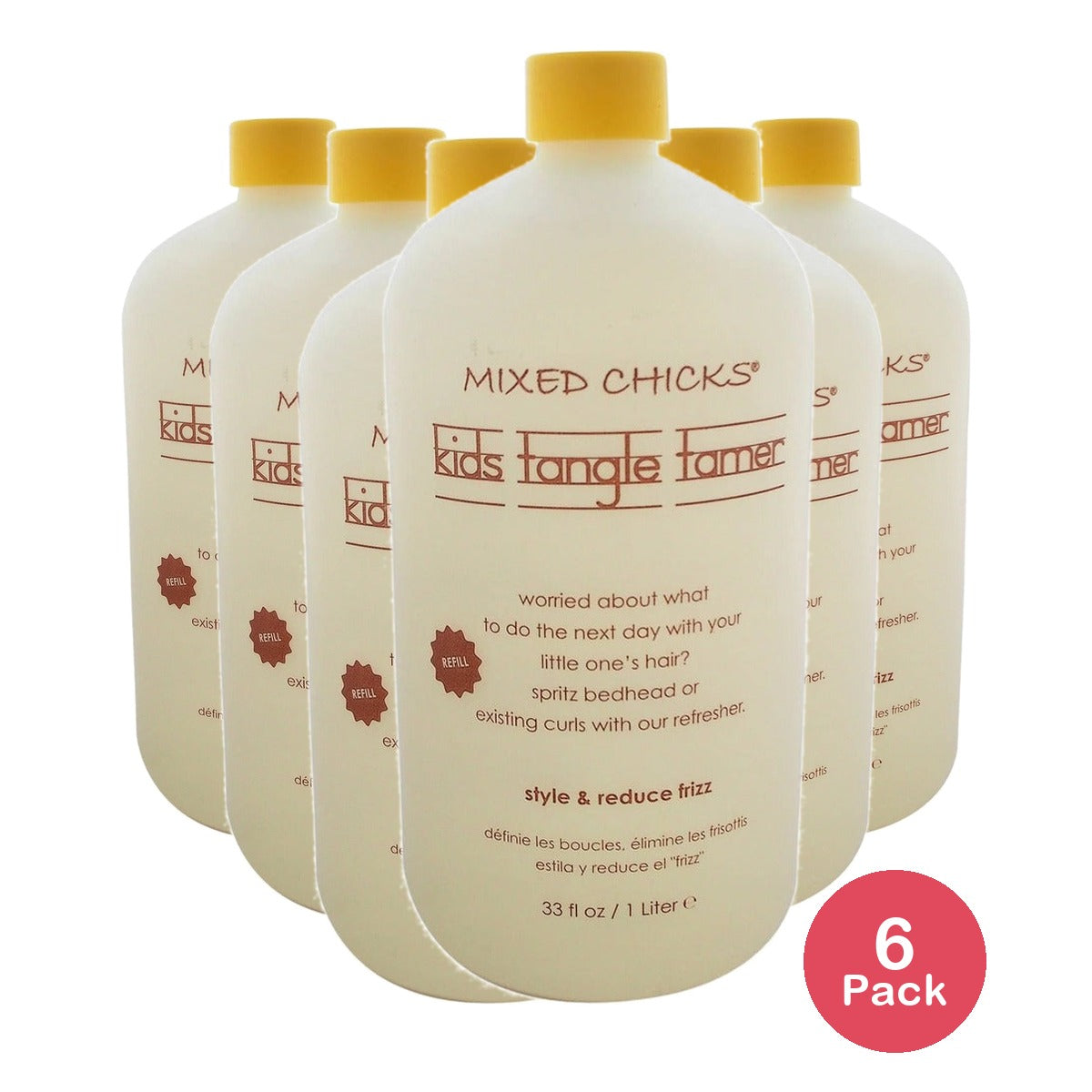 Mixed Chicks Kids Tangle Tamer 33 Oz (Pack of 6)