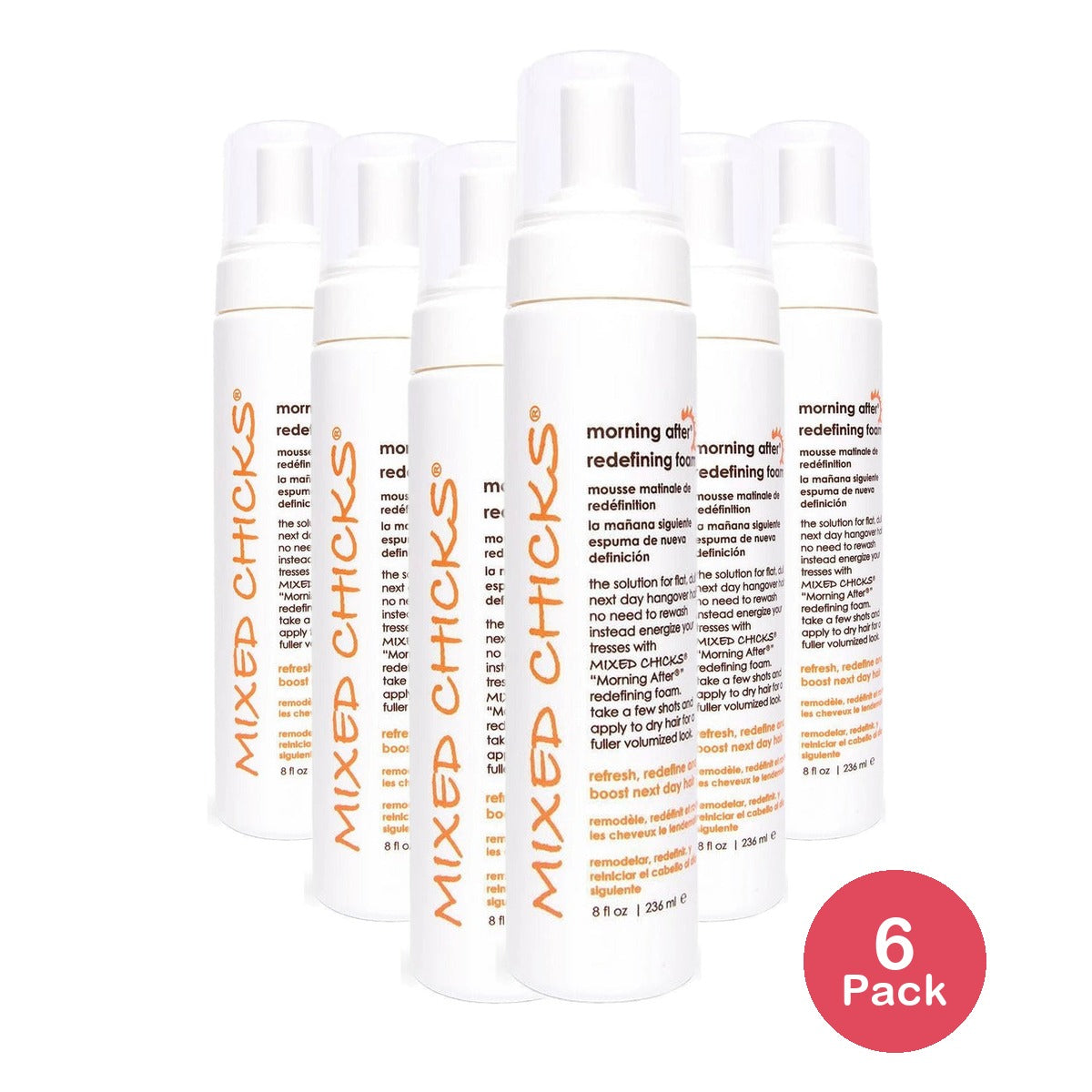 Mixed Chicks Morning After Redefining Foam 8 Oz (Pack of 6)