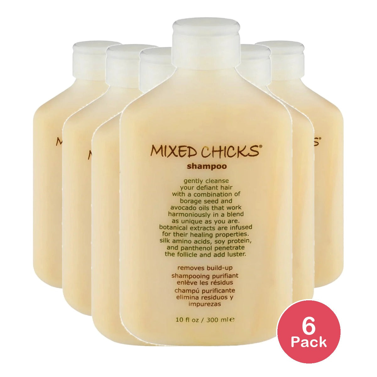 Mixed Chicks Shampoo Removes Build Up 10 Fl Oz (Pack of 6)