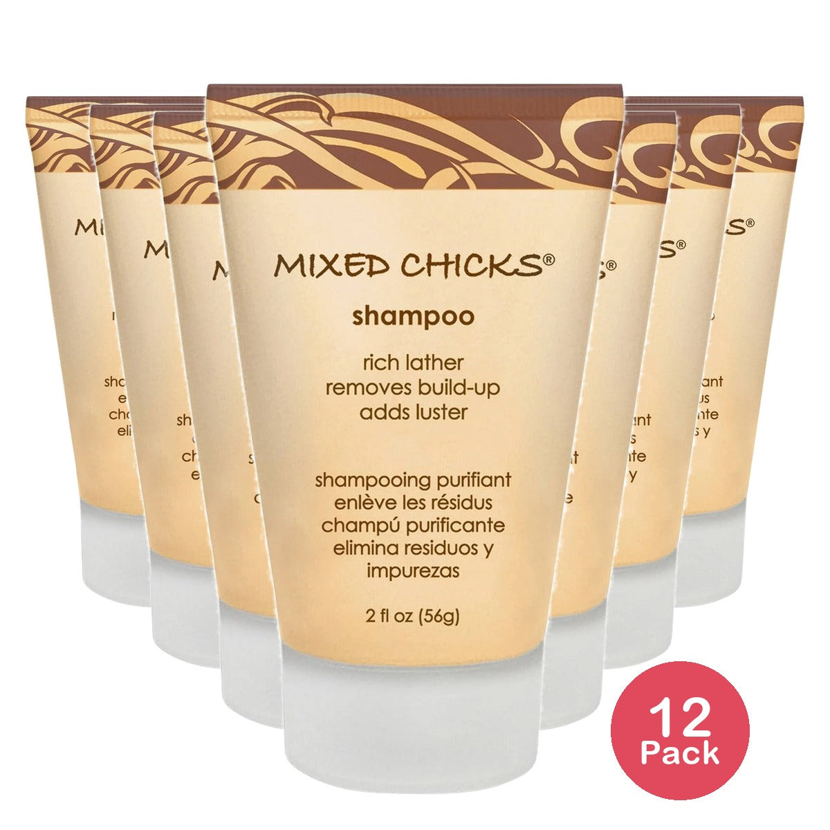 Mixed Chicks Shampoo Travel Size 2 Oz (Pack of 12)