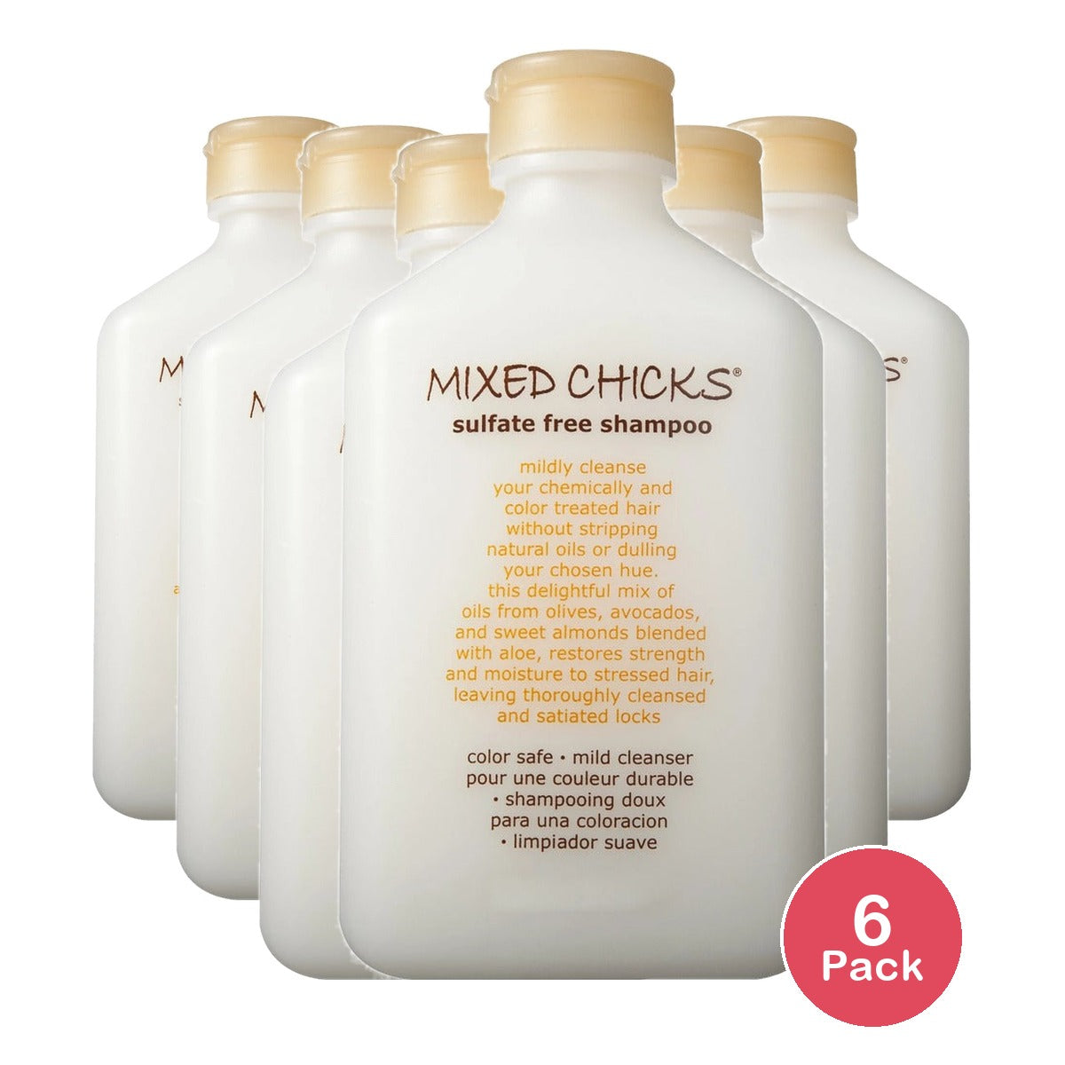 Mixed Chicks Sulfate Free Shampoo 10 Oz (Pack of 6)