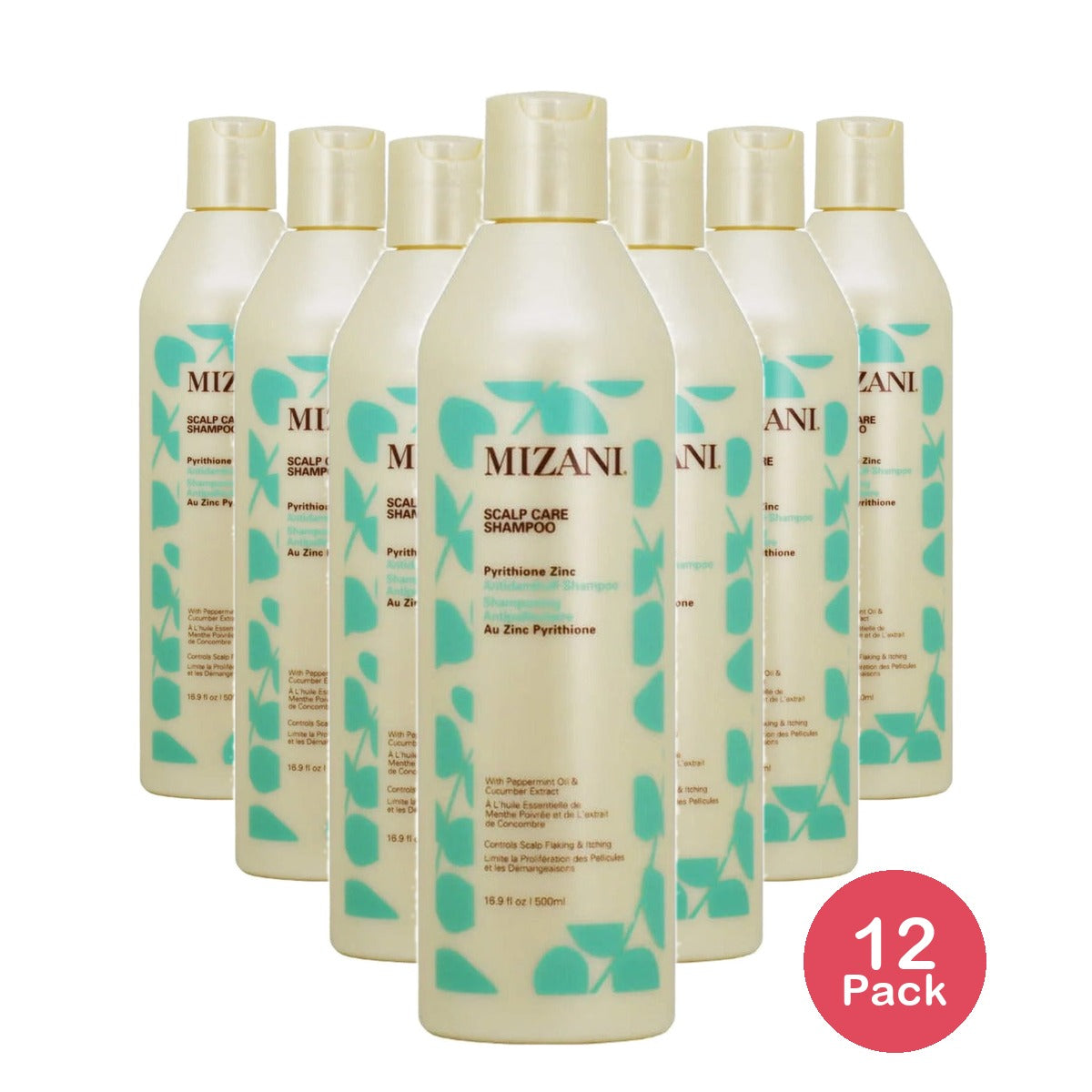 Mizani Scalp Care Pyrithione Zinc Shampoo 16.9 Oz (Pack of 12)
