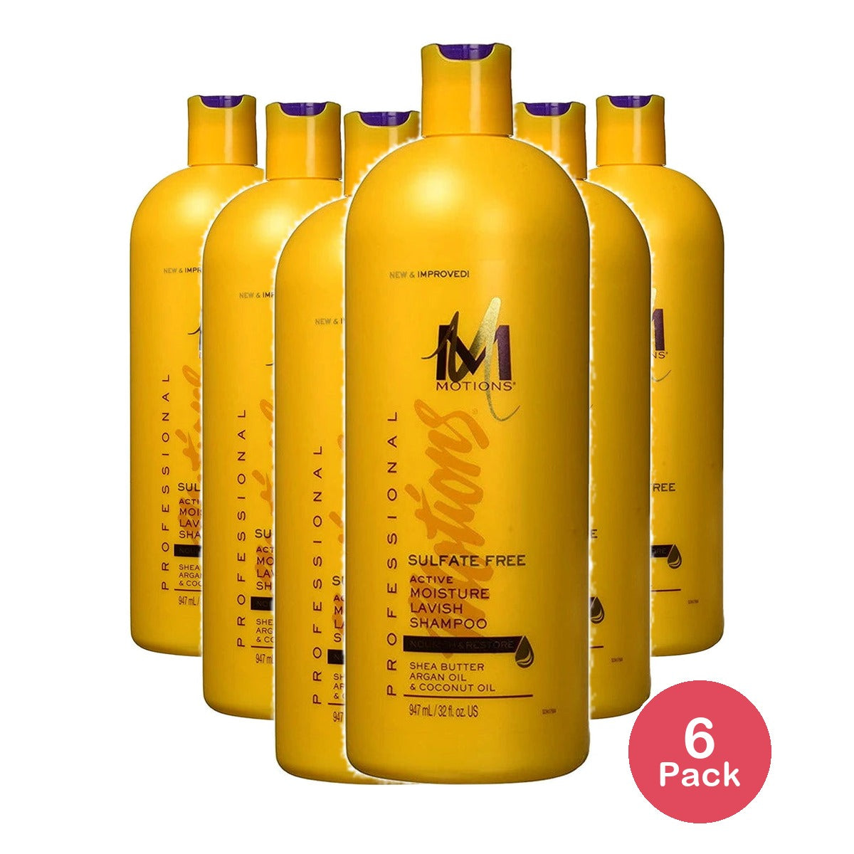motions active moisture lavish shampoo 32 Oz (Pack of 6)
