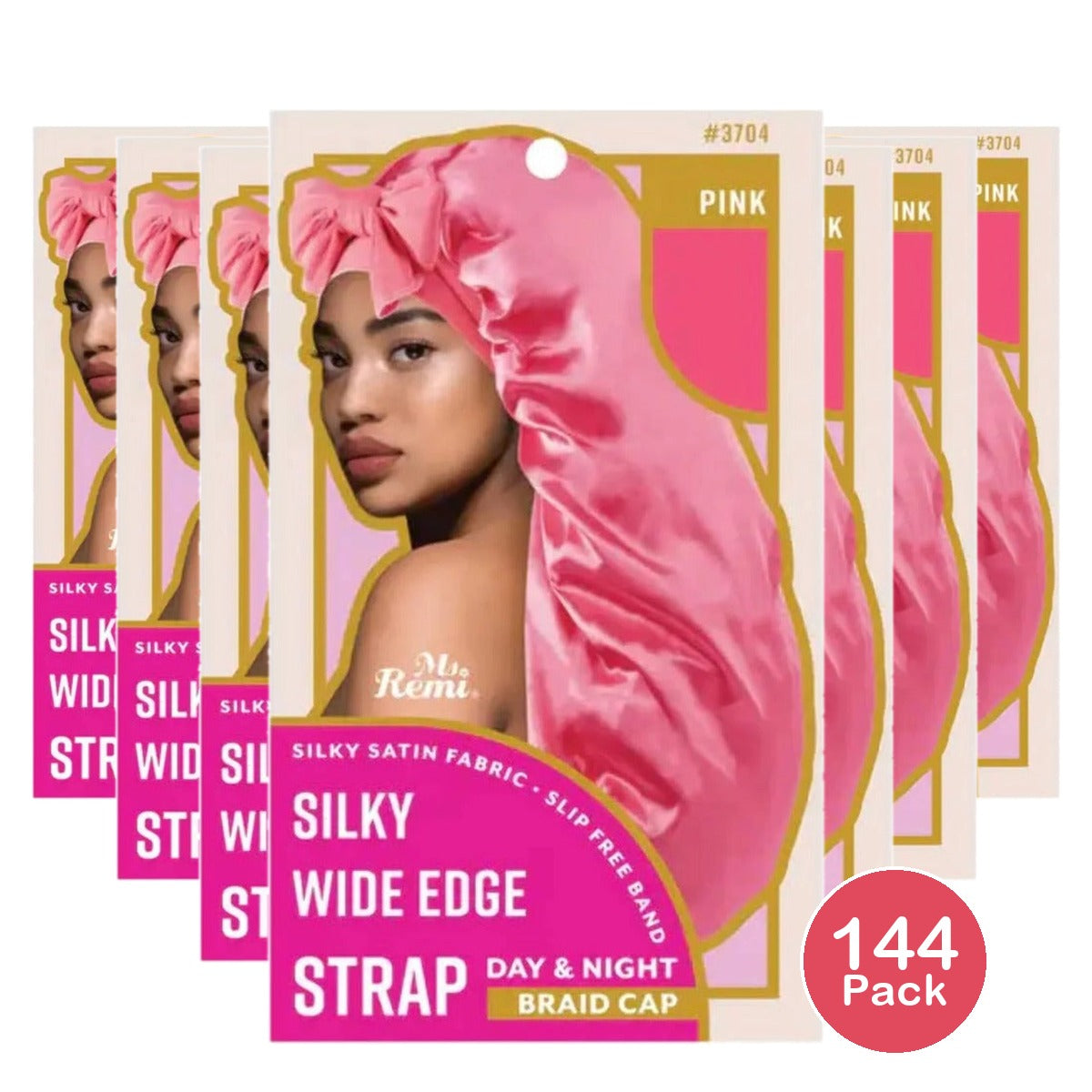 MS Remi Silky Wide Edge Strap Day Night Cap Braid (Pack of 144)