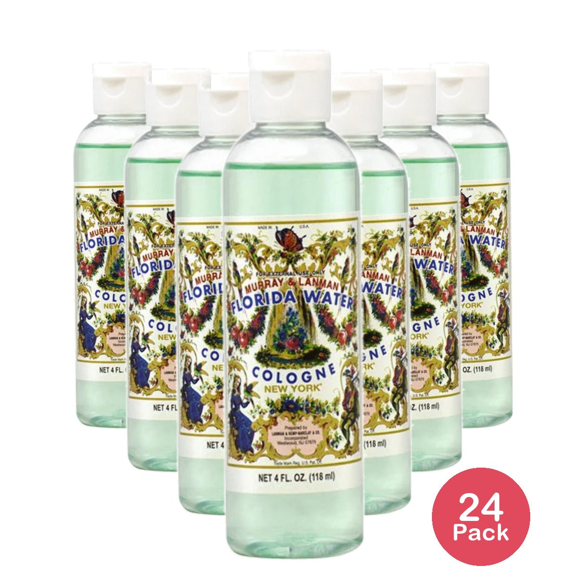 Murray & Lanman Florida Water Cologne New York 118ml/4oz (Pack of 24)