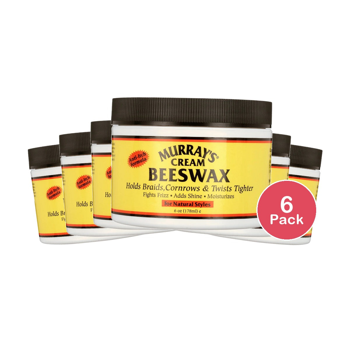 Murray's Cream Beeswax 6 oz (Pack of 6)