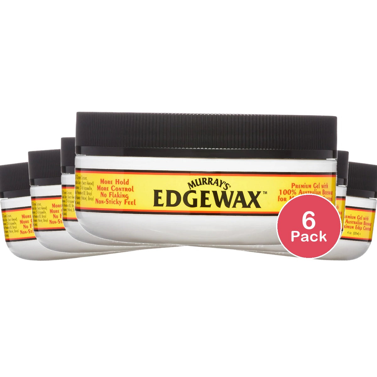Murray's Edgewax Gel 4 oz. Moisturizing Unisex Adult (Pack of 6)