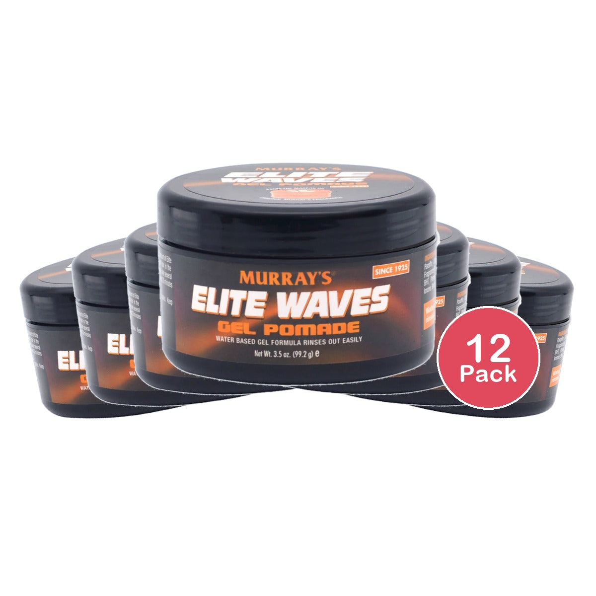 MURRAY's - Elite Waves Gel Pomade 3.5 Oz (Pack of 12)