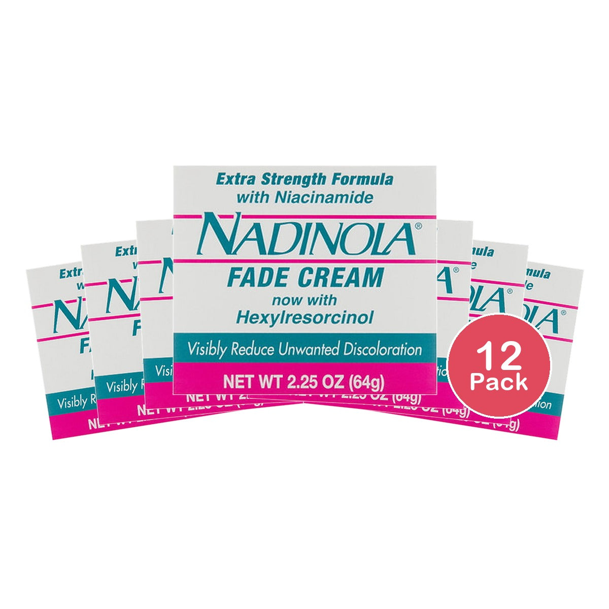 Nadinola Fade Cream Extra Strength 2.25 Oz (Pack of 12)