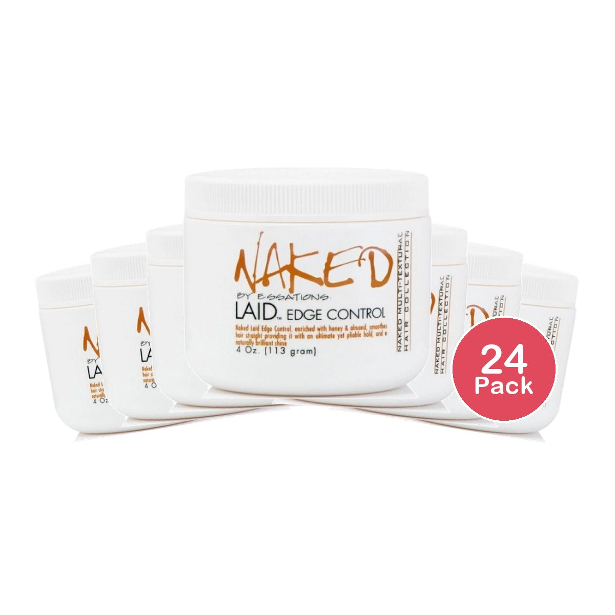 Naked Laid Edge Control 4 Oz (Pack of 24)