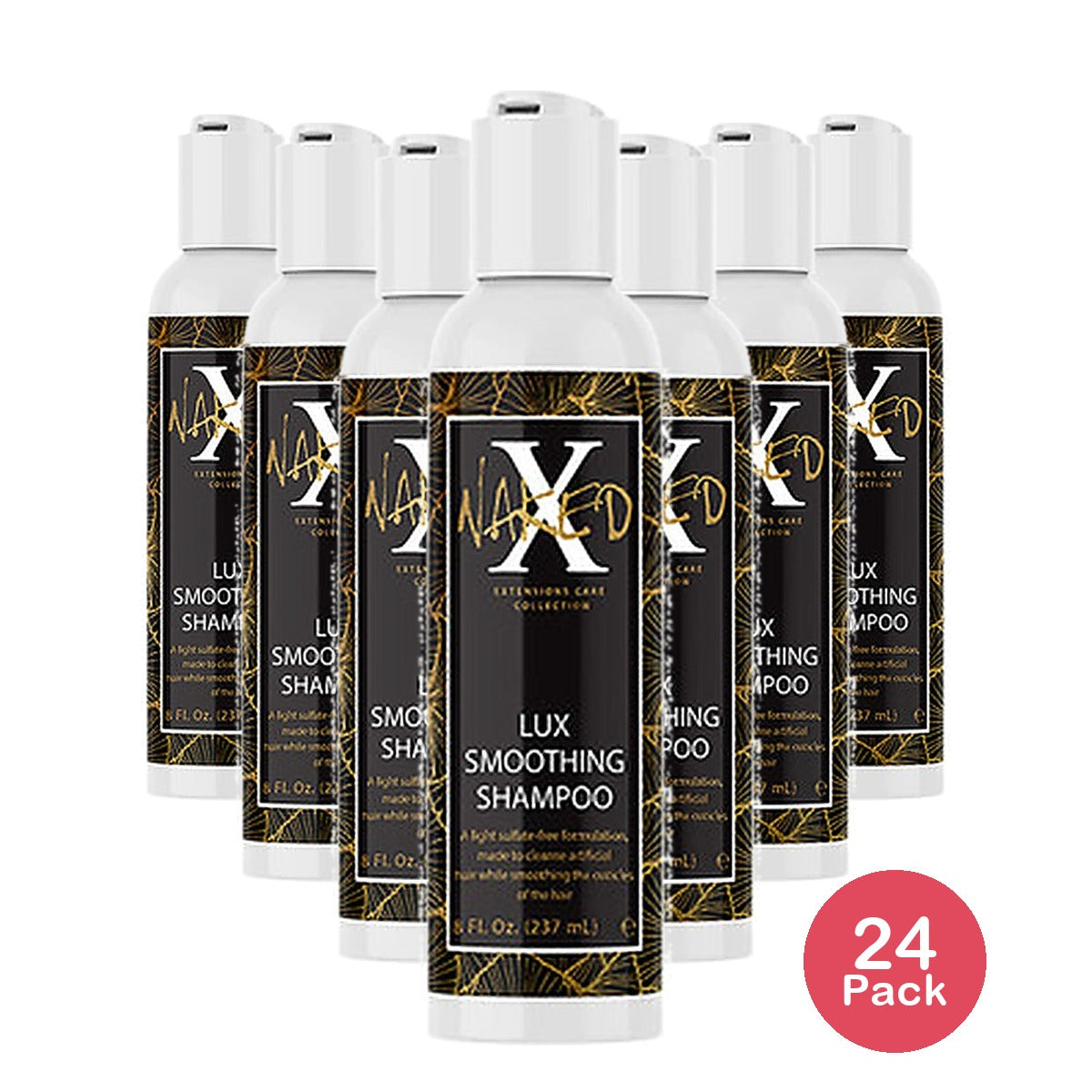 Naked X Lux Smoothing Shampoo 8 Oz (Pack of 24)