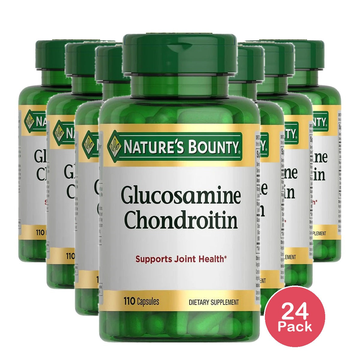 Nature s Bounty Glucosamine Chondroitin Capsules 110 Ct (Pack of 24)