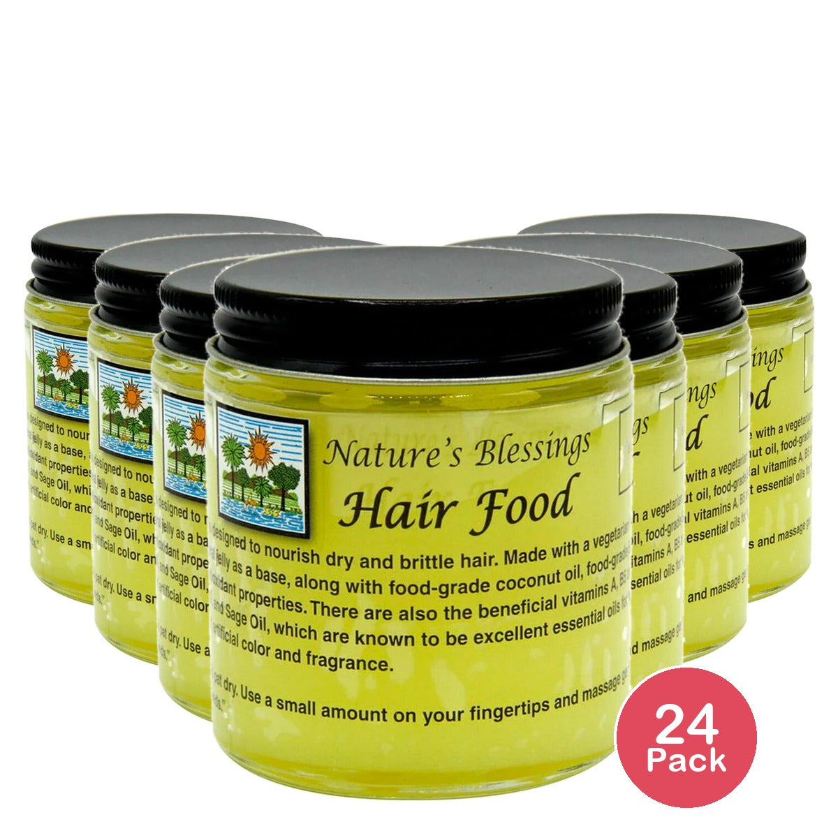 Natures Blessing Pomade H/Food 4 oz (Pack of 24)