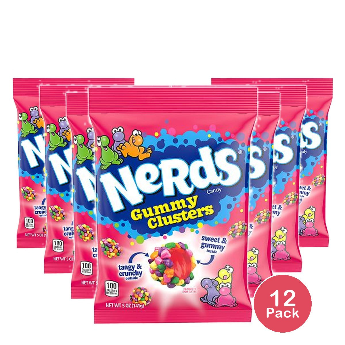 Nestl? Nerds Gummy Clusters 5 oz (Pack of 12)