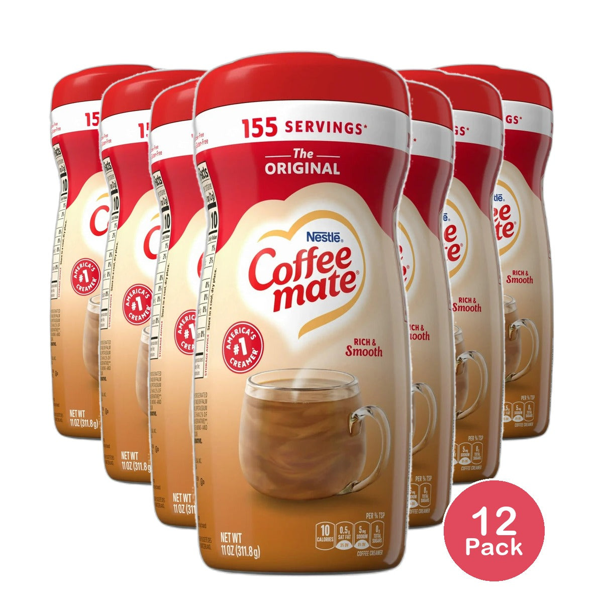 Nestle Coffee Mate The Original Powder Coffee Creamer 11Oz (Pack of 12)