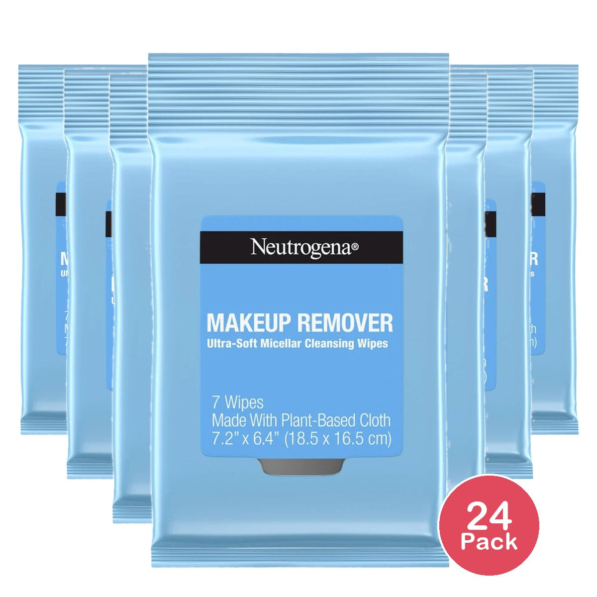 Neutrogena Make-Up Remover Cleansing Towelettes, 7 Count (B01N2RPKN) 2.24 Oz (Pack of 24)