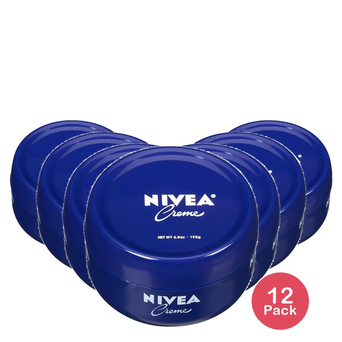 NIVEA Creme Body Face and Hand Moisturizer 6.8 Oz (Pack of 12)