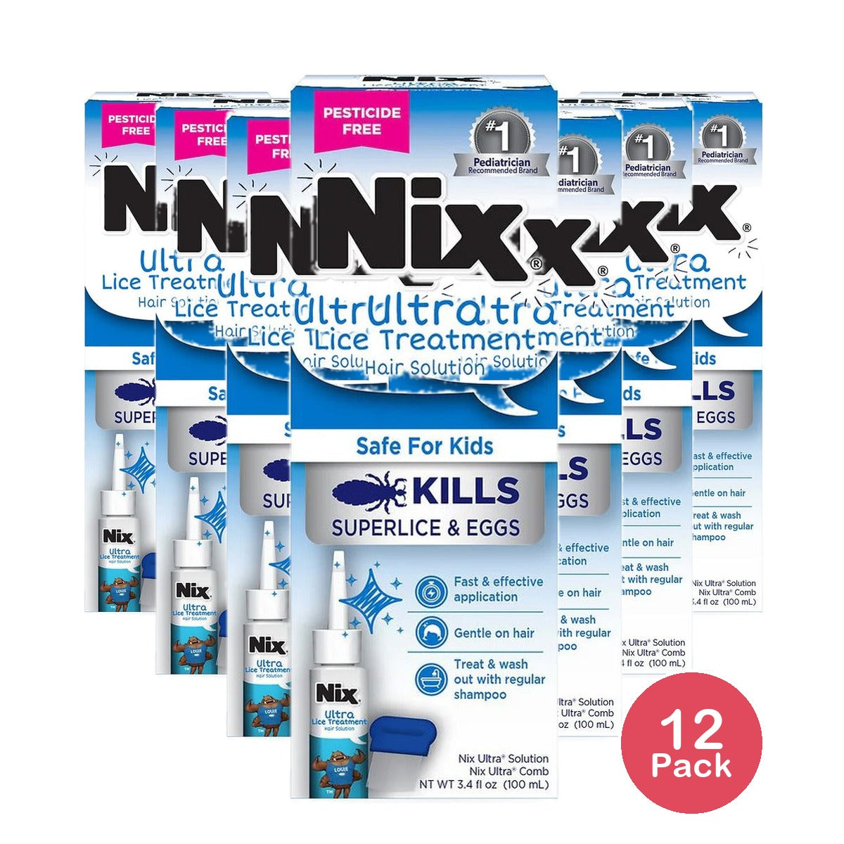 Nix Ultra Lice Treatment 3.4 Oz (Pack of 12)