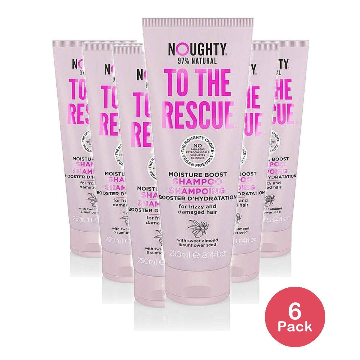 Noughty To The Rescue Shampoo 8.45 Oz (Pack of 6)