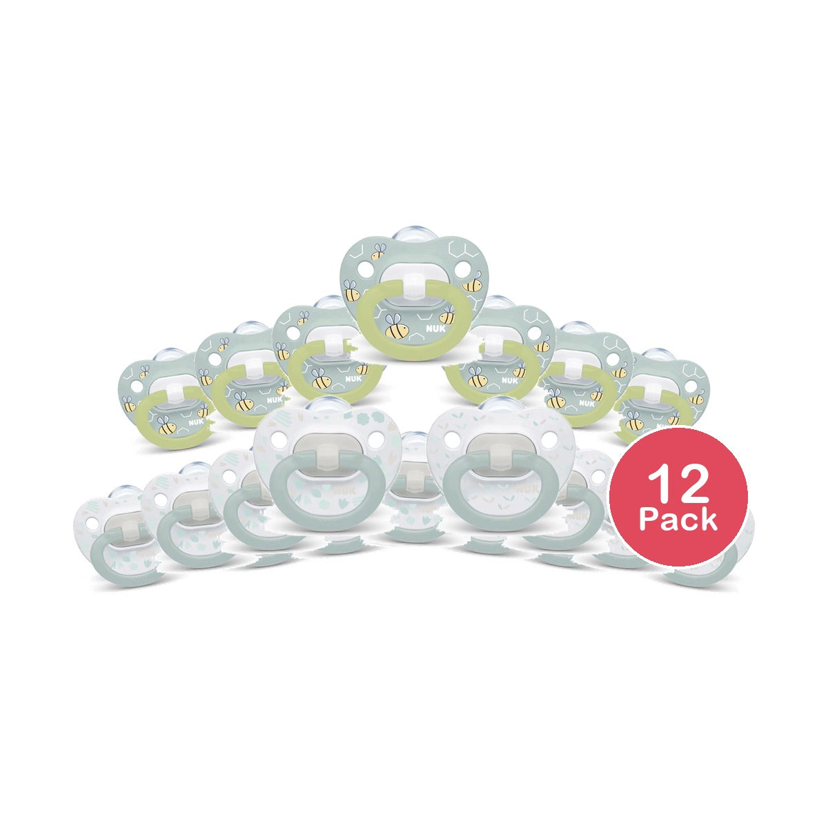 NUK Classic Pacifier 0-6m (Pack of 12)