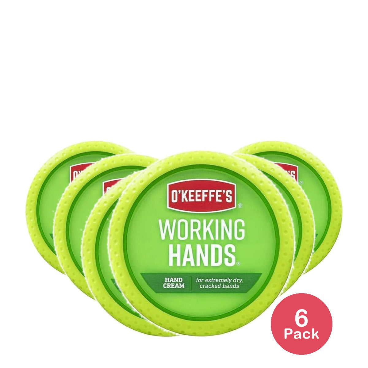 O Keeffe's Working Hands Moisturizing Hand Cream 2.7 oz (Pack of 6)