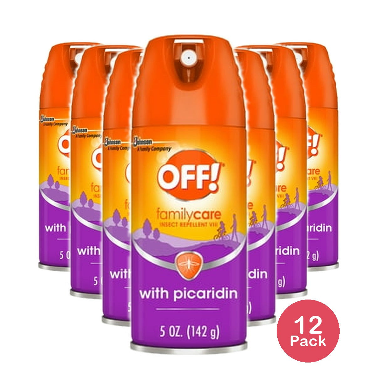 Off Family Care Insect Repellent VIII with Picaridin 5Oz (Pack of 12)