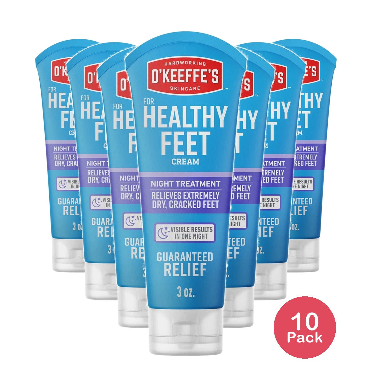 O'Keeffe's Healthy Feet Night Cream 3 Oz (Pack of 10)