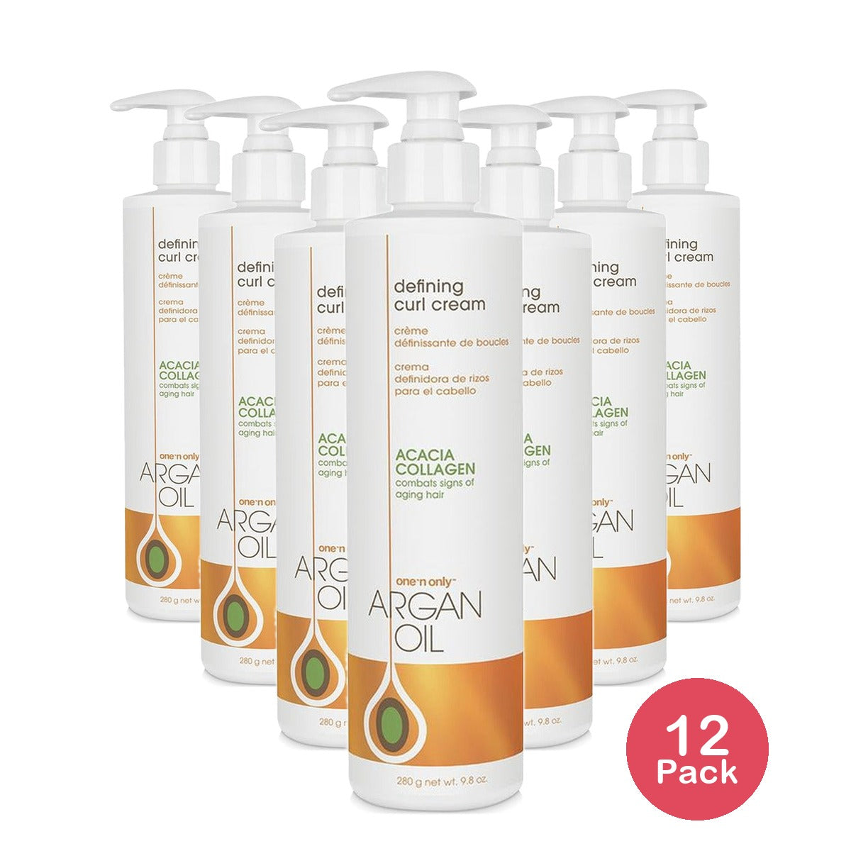 One n Only Argan Oil Defining Curl Cream 9.8 Oz (Pack of 12)