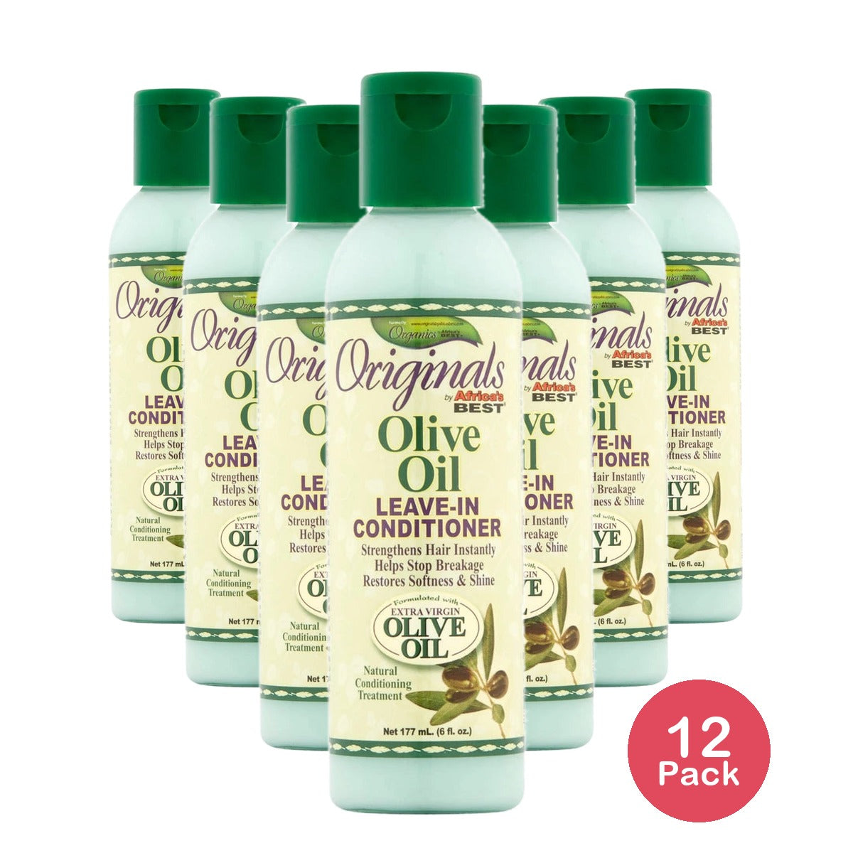 Originals by Africa's Best Olive and Shea Leave-In Conditioner 6 fl oz (Pack of 12)