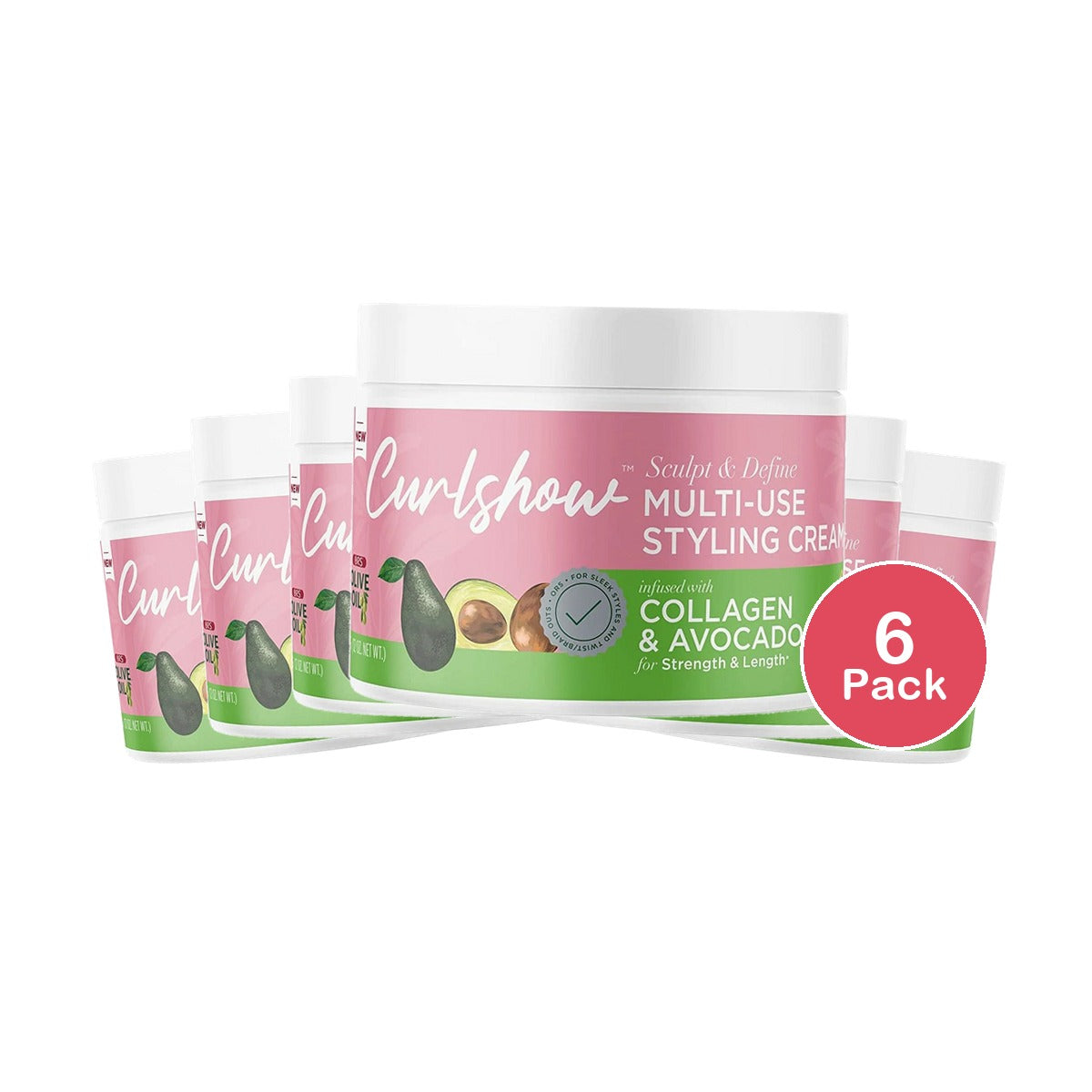 ORS Curlshow Multi-Use Styling Cream 12 Oz (Pack of 6)