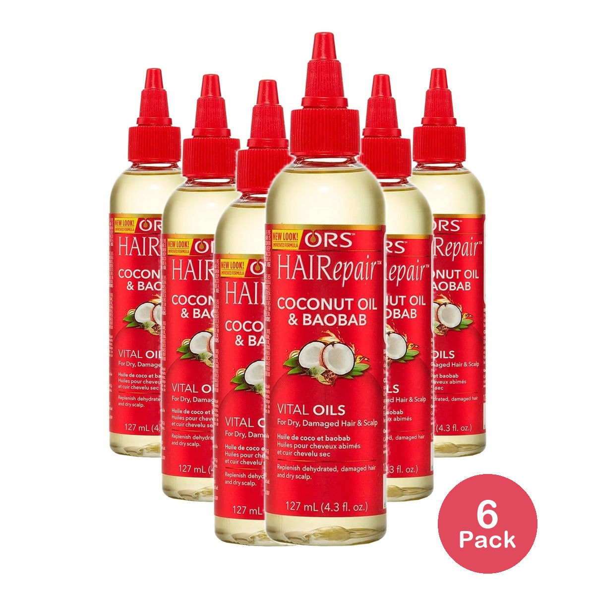 ORS HAIRepair Vital Oils 4.3 Oz (Pack of 6)