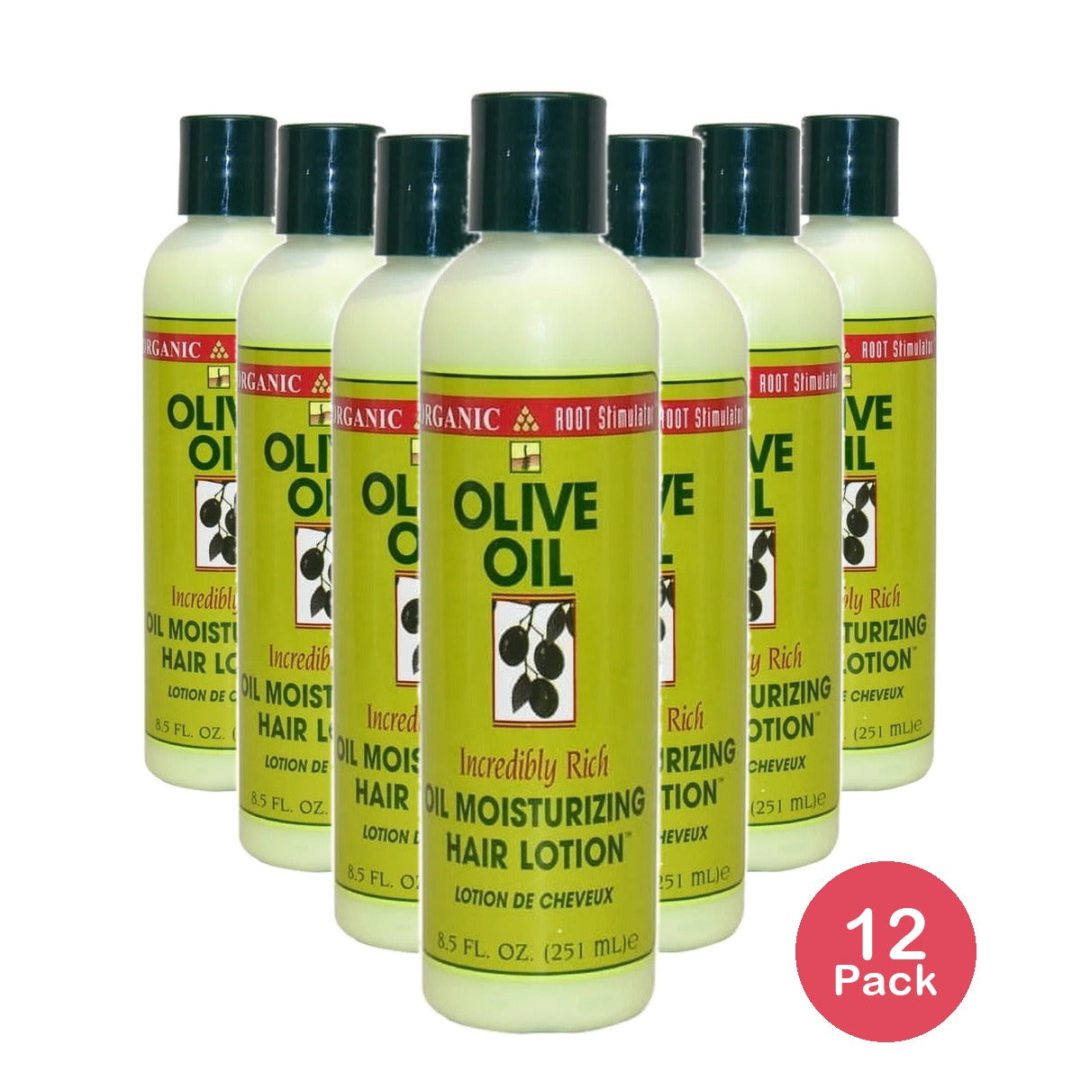 ORS Oil Moisturizing Hair Lotion 8.5 Oz (Pack of 12)