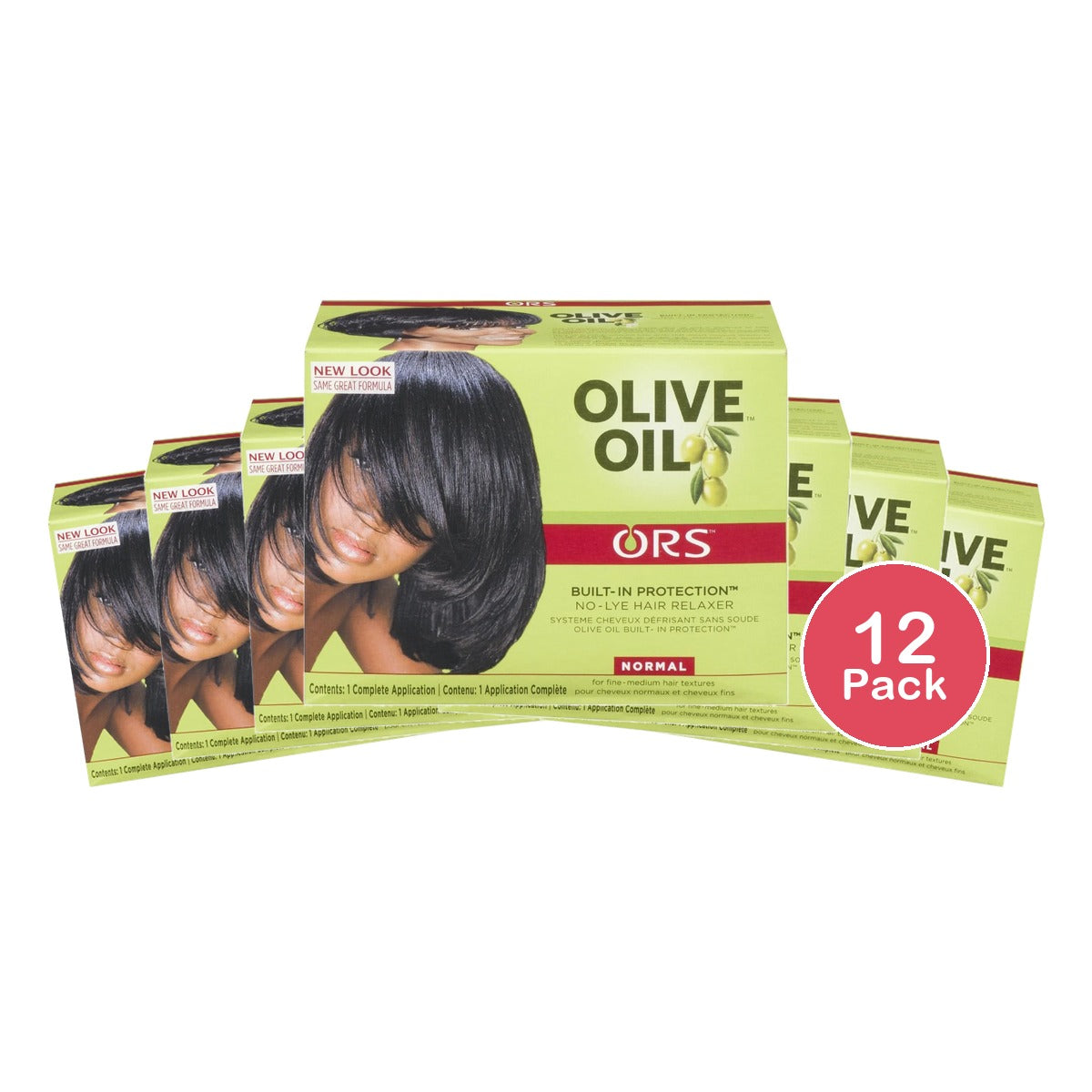 ORS Olive Oil Built-in Protection No-Lye Relaxer Normal 12.25 Oz (Pack of 12)
