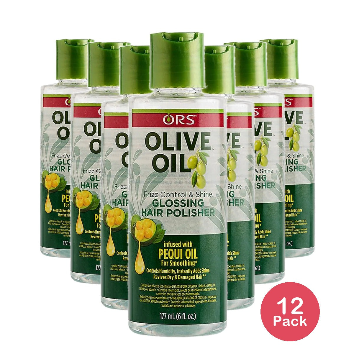 ORS Olive Oil Glossing Hair Polisher 6 Oz (Pack of 12)