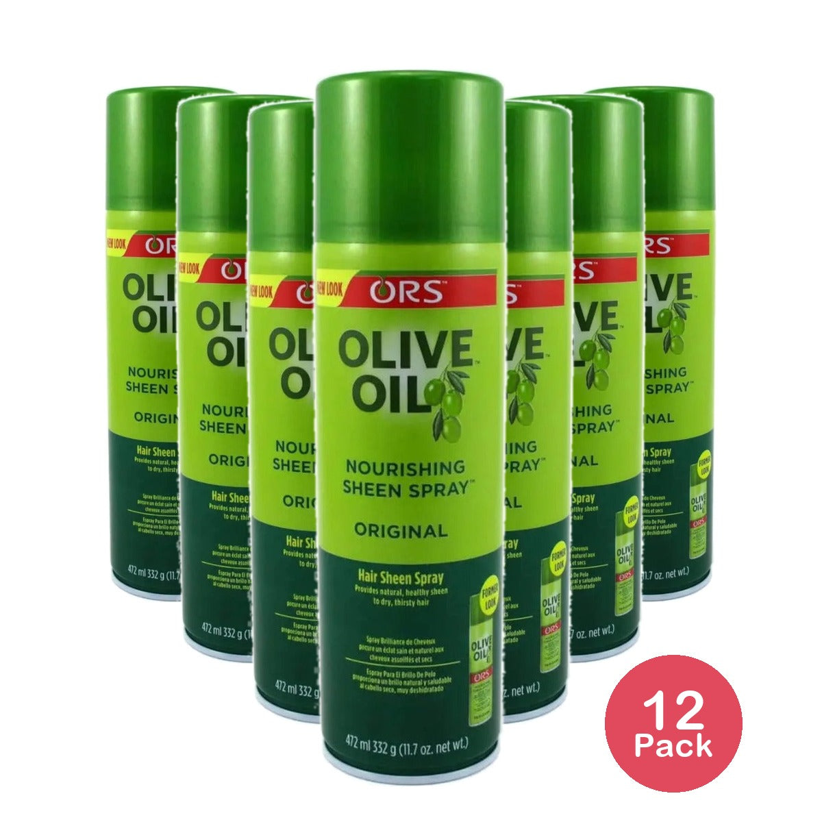 ORS Olive Oil Nourishing Sheen Spray 10 Oz (Pack of 12)