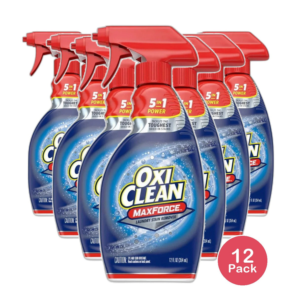 Oxiclean Max Force Laundry Stain Remover Spray 12Oz (Pack of 12)