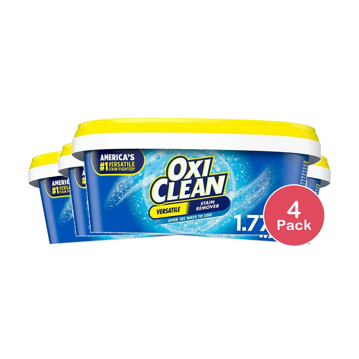 OxiClean Versatile Stain Remover Powder 10Oz (Pack of 4)