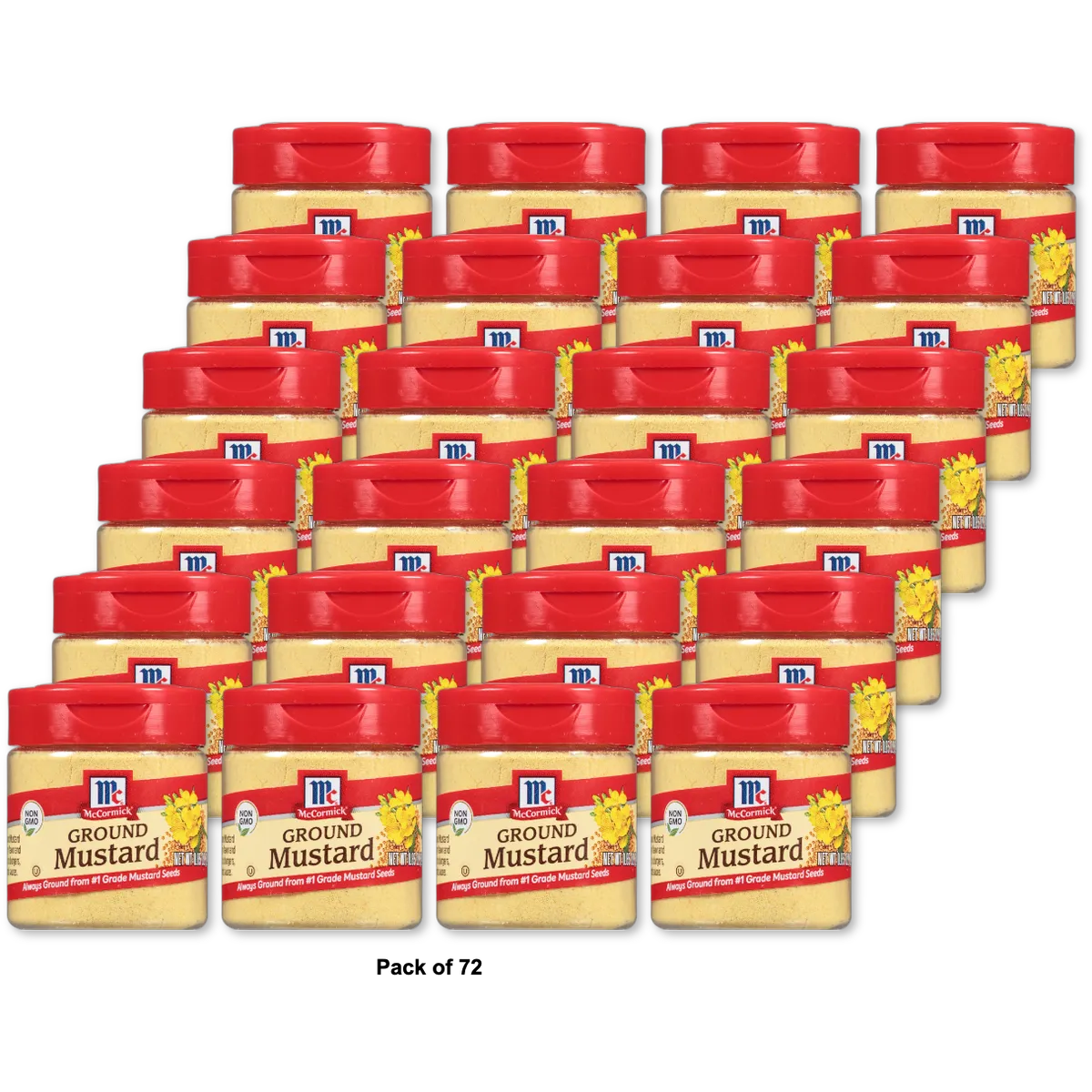 McCormick Ground Mustard (Pack of 72)
