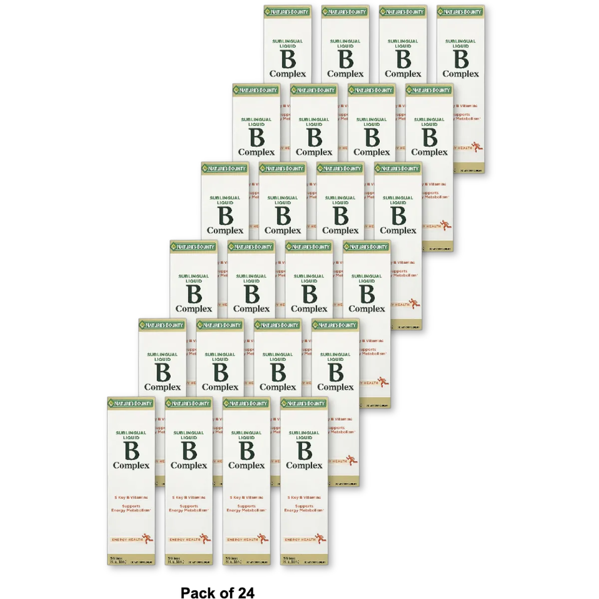 Natures Bounty B Complex Sublingual Liquid 2Oz (Pack of 24)