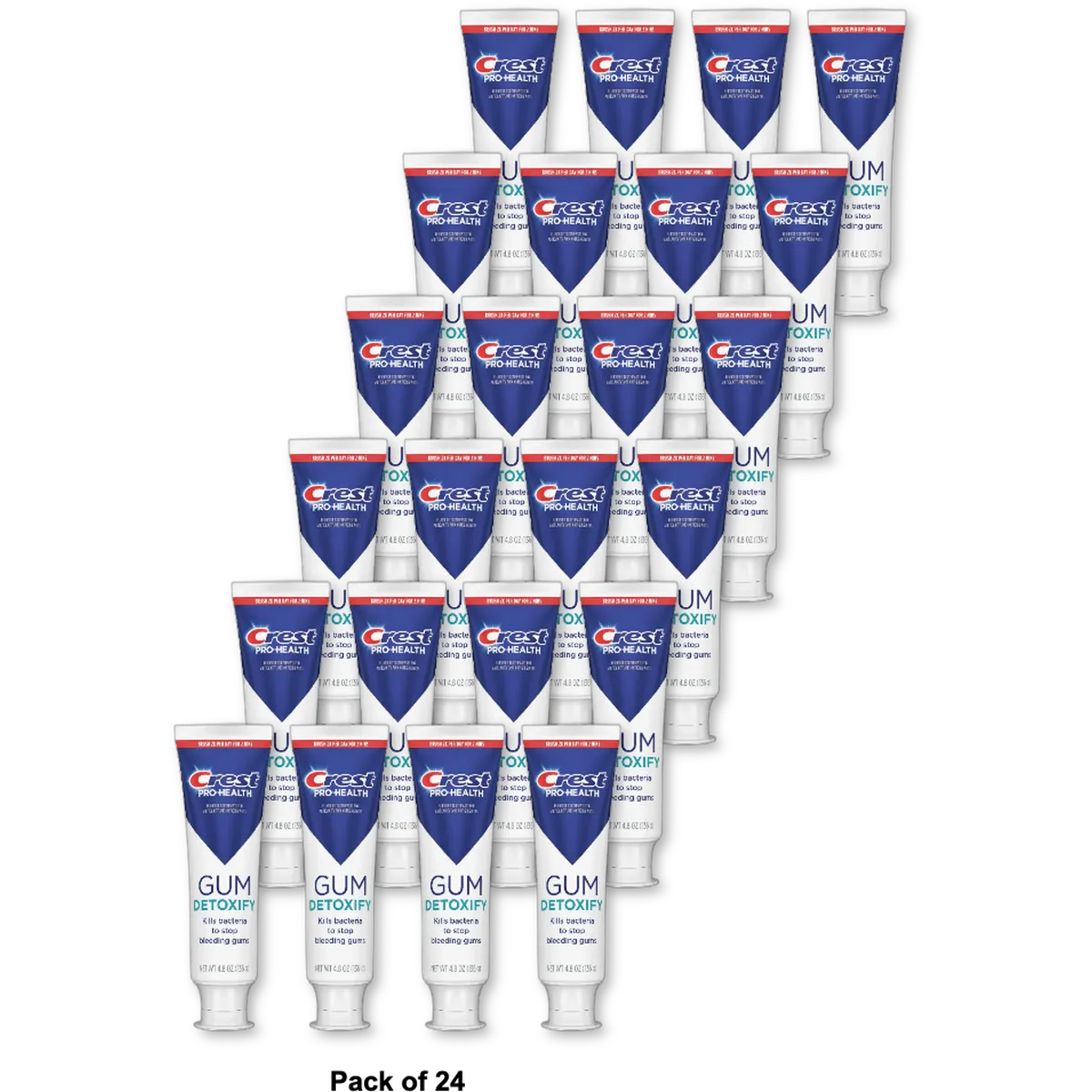 Crest Pro-Health Gum Detoxify Deep Clean Toothpaste 4.8Oz (Pack of 24)