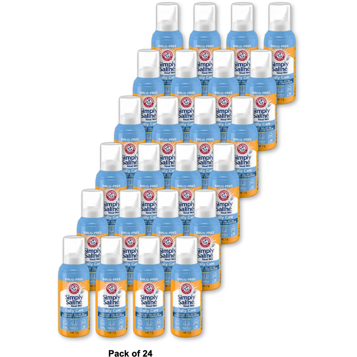 Simply Saline Sterile Saline Nasal Mist 4.5Oz (Pack of 24)