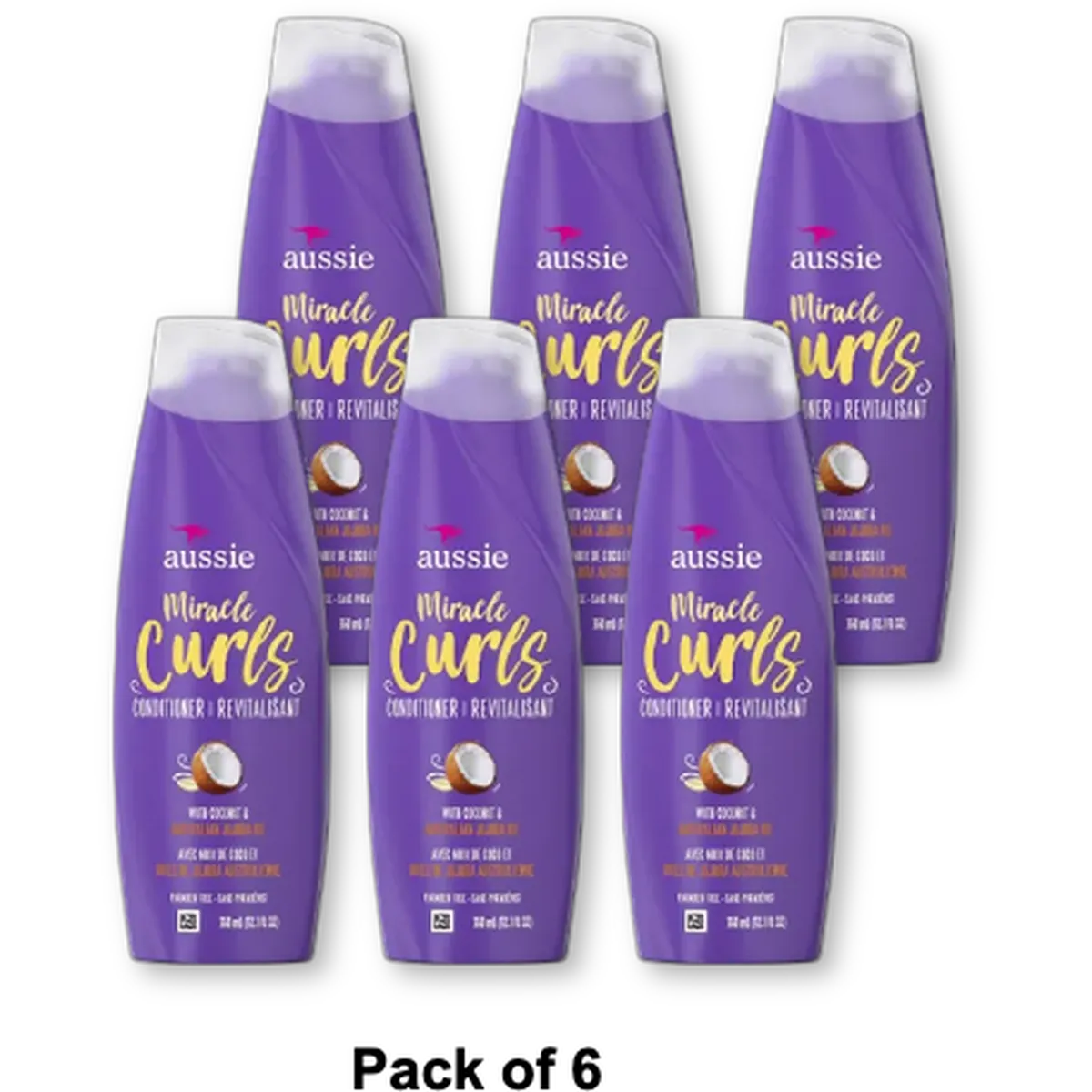 Aussie Conditioner Miracle Curls 12.1Oz (Pack of 6)