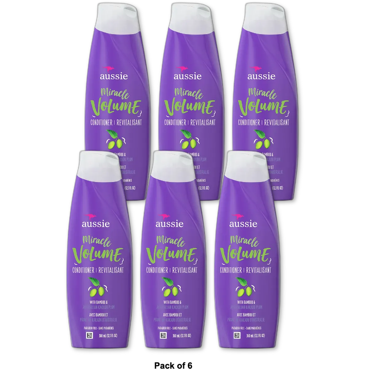 Aussie Miracle Volume Conditioner 12.1Oz (Pack of 6)