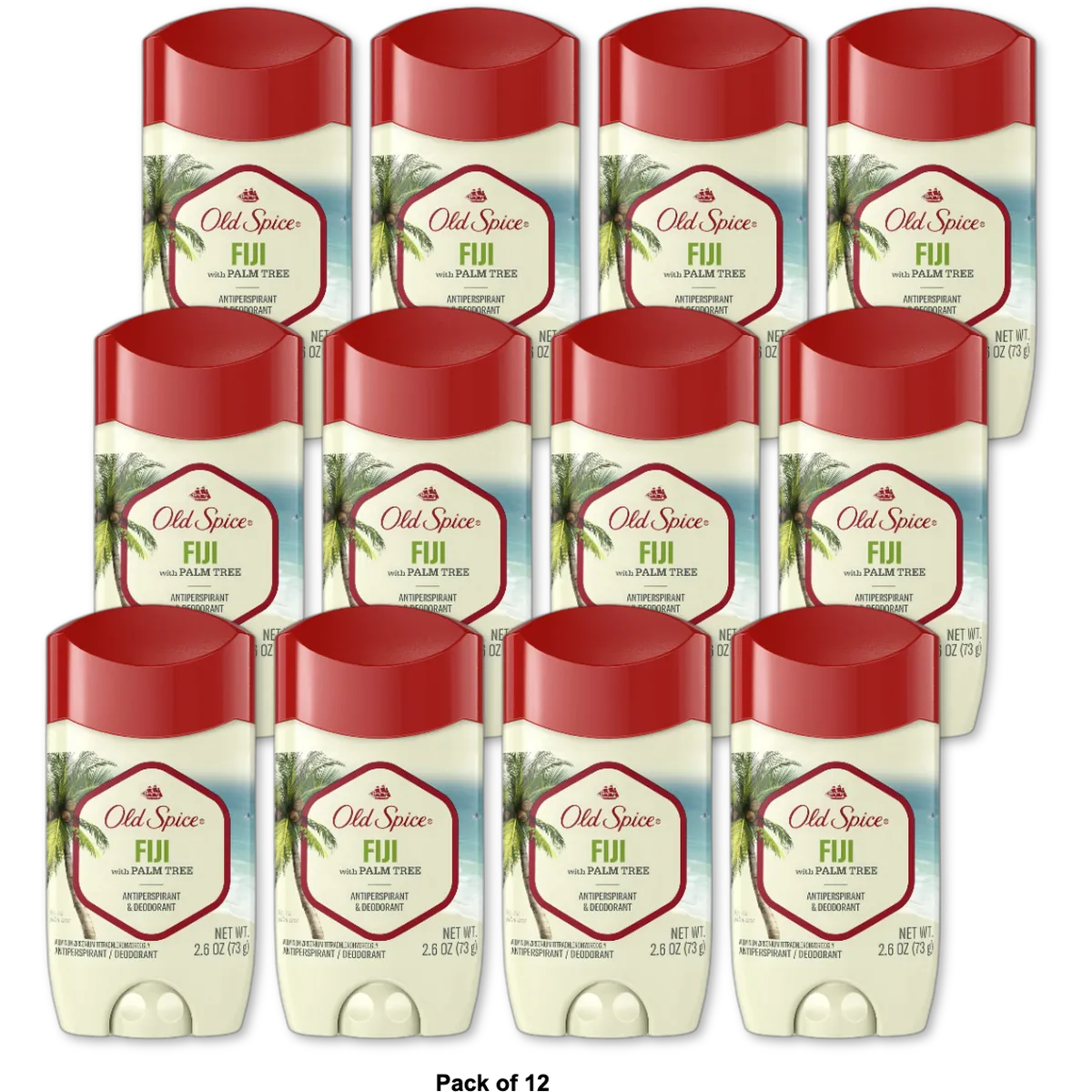 Old Spice Fresh Collection Fiji Anti-Perspirant and Deodorant 2.6Oz (Pack of 12)