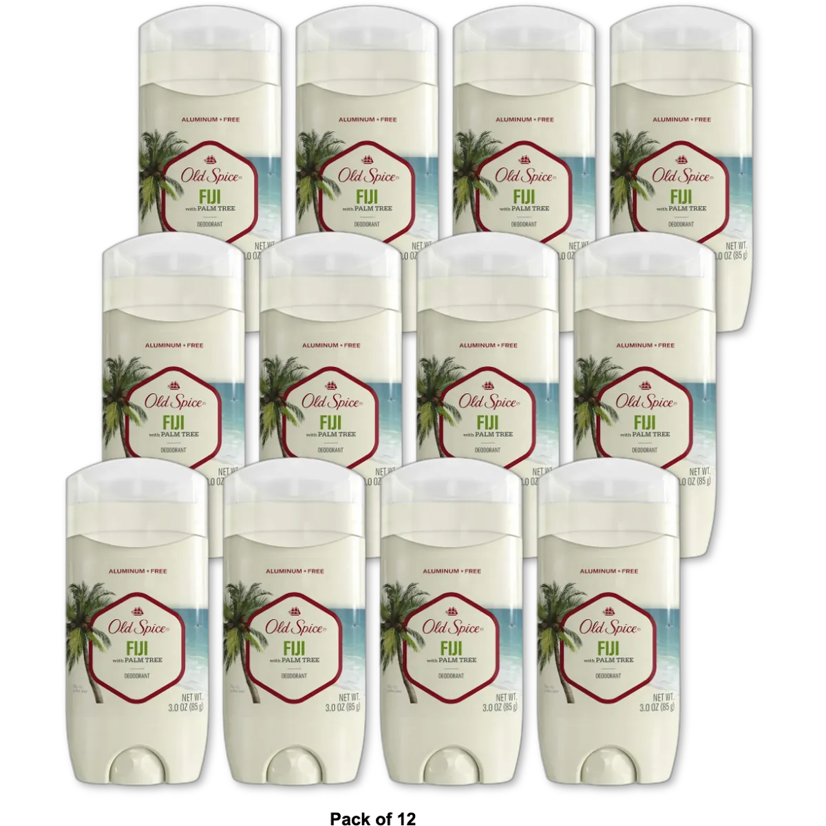 Old Spice Fresh Collection Fiji Deodorant 3Oz (Pack of 12)