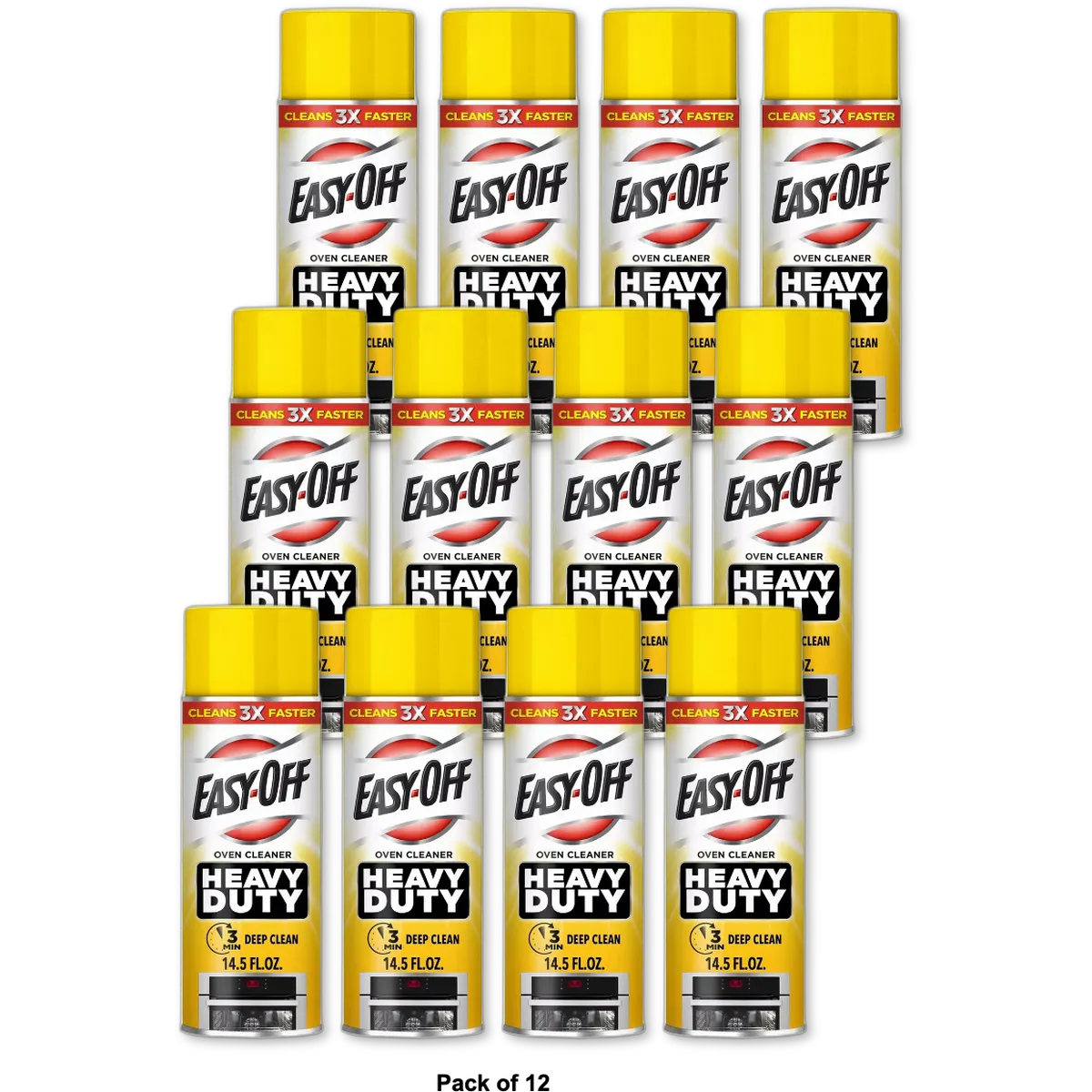 Easy Off Heavy Duty Oven Cleaner 14.5Oz (Pack of 12)