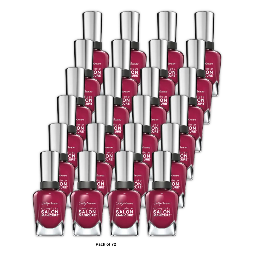 Sally Hansen Complete Salon Manicure Nail Polish Ruby Do 0.5Oz (Pack of 72)