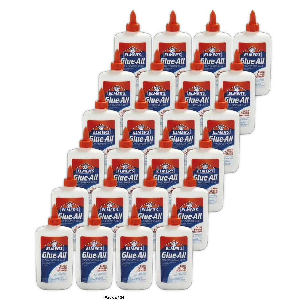 Elmers Glue-All Multi-Purpose Glue 4oz (Pack of 24)