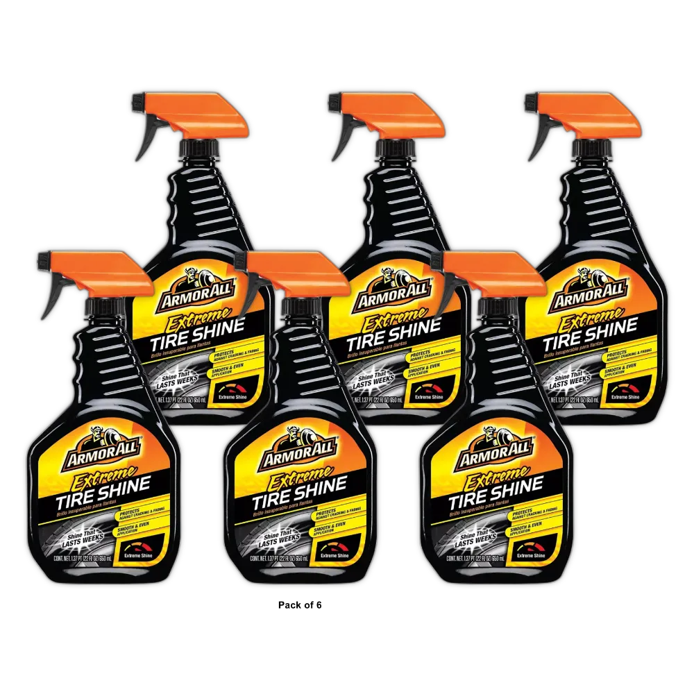 Armor All Extreme Tire Shine Protects Against Cracking and Fading 22Oz (Pack of 6)